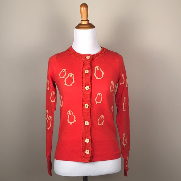 Anthropologie Sweaters - Anthropologie Fielel of Flower Penguin Cardigan